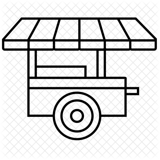 Street Food Cart Icon - Convenience Store Icon (512x512)