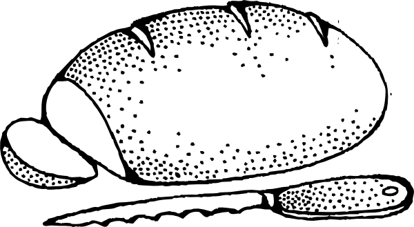 Charleston Food Trucks - White And Black Bread Clipart (600x329)