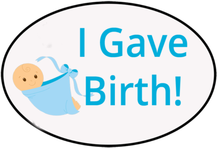 Pin I Voted Clipart - Birthday (500x357)