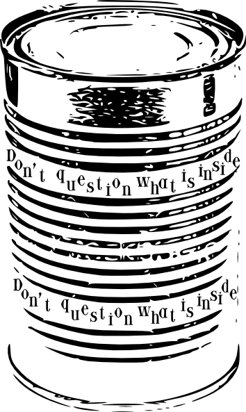 Food Can Clip Art - Can Good Clip Art (354x593)