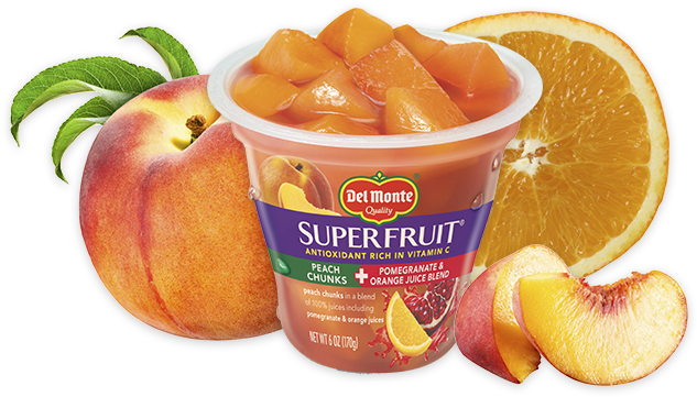 Superfruit® Peach Chunks In Pomegranate & Orange Juice - Monte (1050x360)