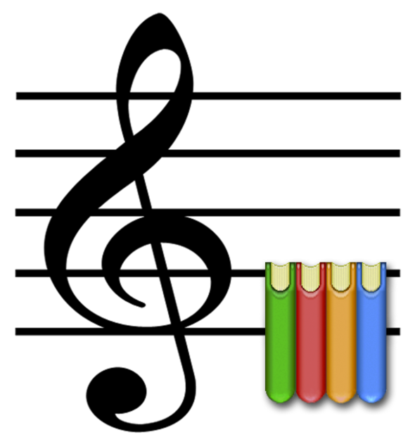 Music Letters On Staff (630x630)