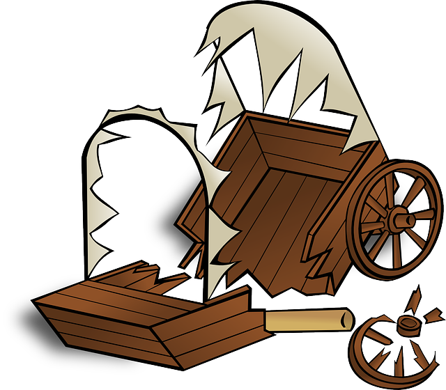 Broken Caravan, Wreck, Wrack, Broken - Wrecked Clip Art (640x560)