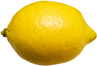 Lemon - Lemon Blank Background (500x500)