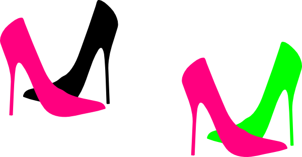 Heels Clip Art At Clker - High Heels Vector Png (600x312)