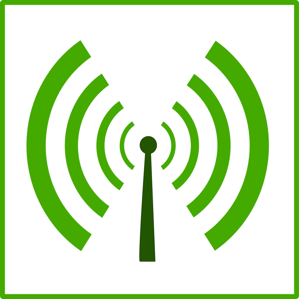 Bosky Clip Art Download - Green Wifi Png (958x958)