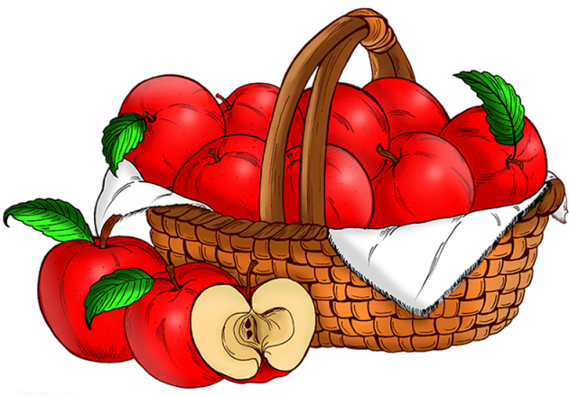 ตะกร้าของแอปเปิ้ล ฟรี Png และ Psd - Canasta De Manzanas Dibujo (640x640)