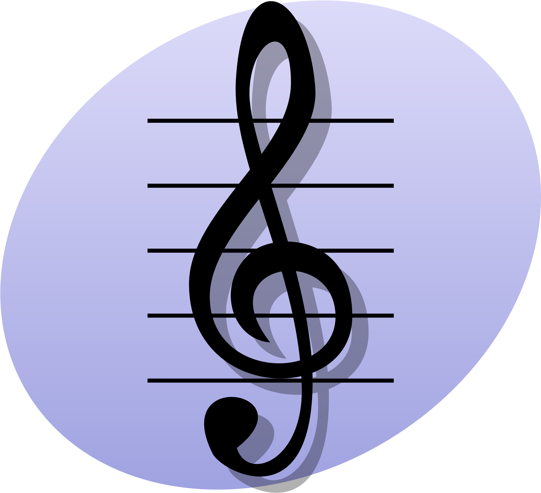P Treble Clef - Music Symbol At Beginning Of Line (2000x1800)