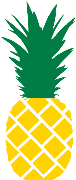 Clipart Vector Png Free Download - Team Pineapple Shirts (340x600)