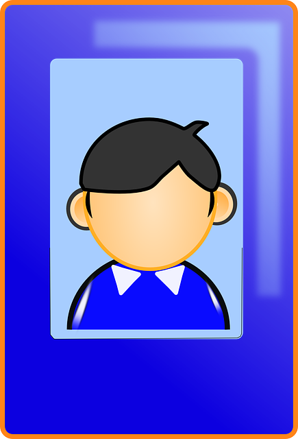 School Boy, Card, Child, College, Human, Identity, - School Id Card Clip Art (435x640)