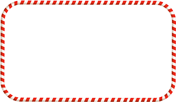 Christmas Candy Frame Transparent Png Clip Art - Border Clip Art (600x350)