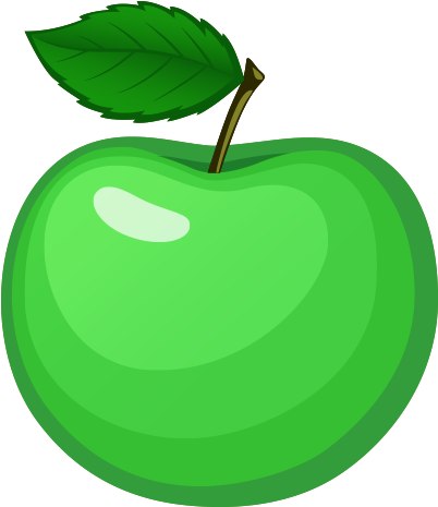 Apple Manzana Verde Drawing Clip Art - Dibujo Manzana Verde Png (500x500)