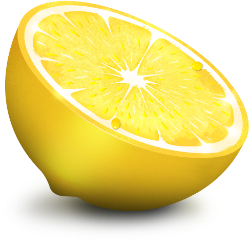Slice Lemon Png Image - Lemons Icon (512x512)