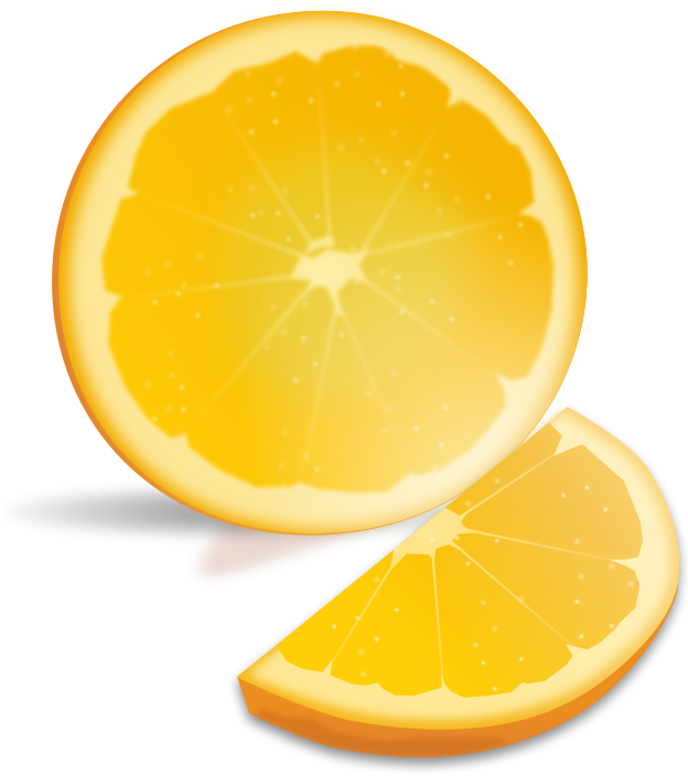 Free Vector Orange Slice - Orange Slice (640x800)
