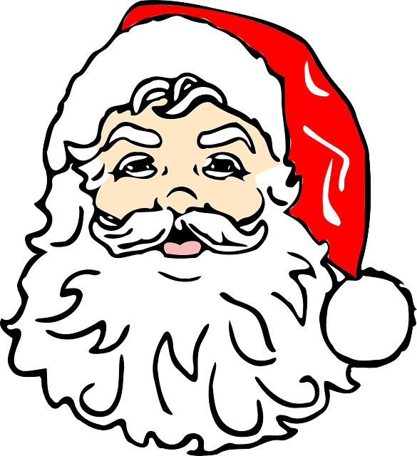 Clker Free Vector Images » - Weihnachtsmannbild (585x640)