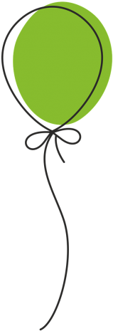 Grüner, Gezeichneter Ballon Als Symbol Für Loslassen - Globos Ilustracion Png (365x516)