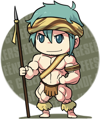 Geseende Kersfees, From South Africa By Zephleit - Cartoon (500x500)