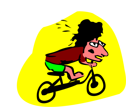 Get Notified Of Exclusive Freebies - Clip Art Biker Boy (800x566)