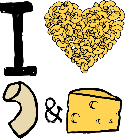 Macaroni Clipart - Mac And Cheese Lubys (521x580)
