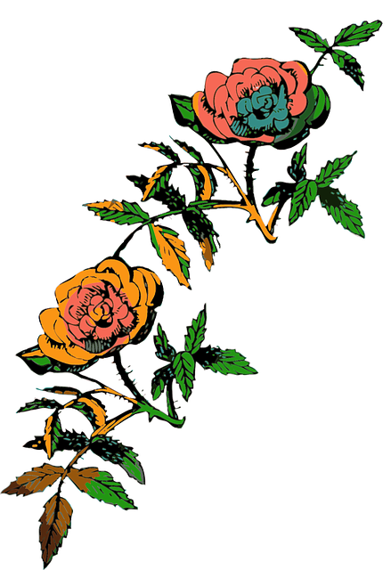 Decoration Flower, Rose, Decoration - Dekorative Seidenpapier-valentinsgrußküsse 2 Blätter (515x750)