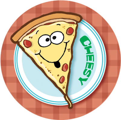 Stinky Scratch N Sniff Stickers Pizza - Teacher (446x446)