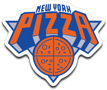 Ny Pizza Sticker - New York Knicks Draw (512x389)