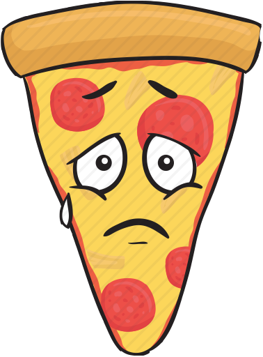 Pizza Stickers & Emojis For Restaurant Messages Sticker-0 - Pizza Emoji (378x512)
