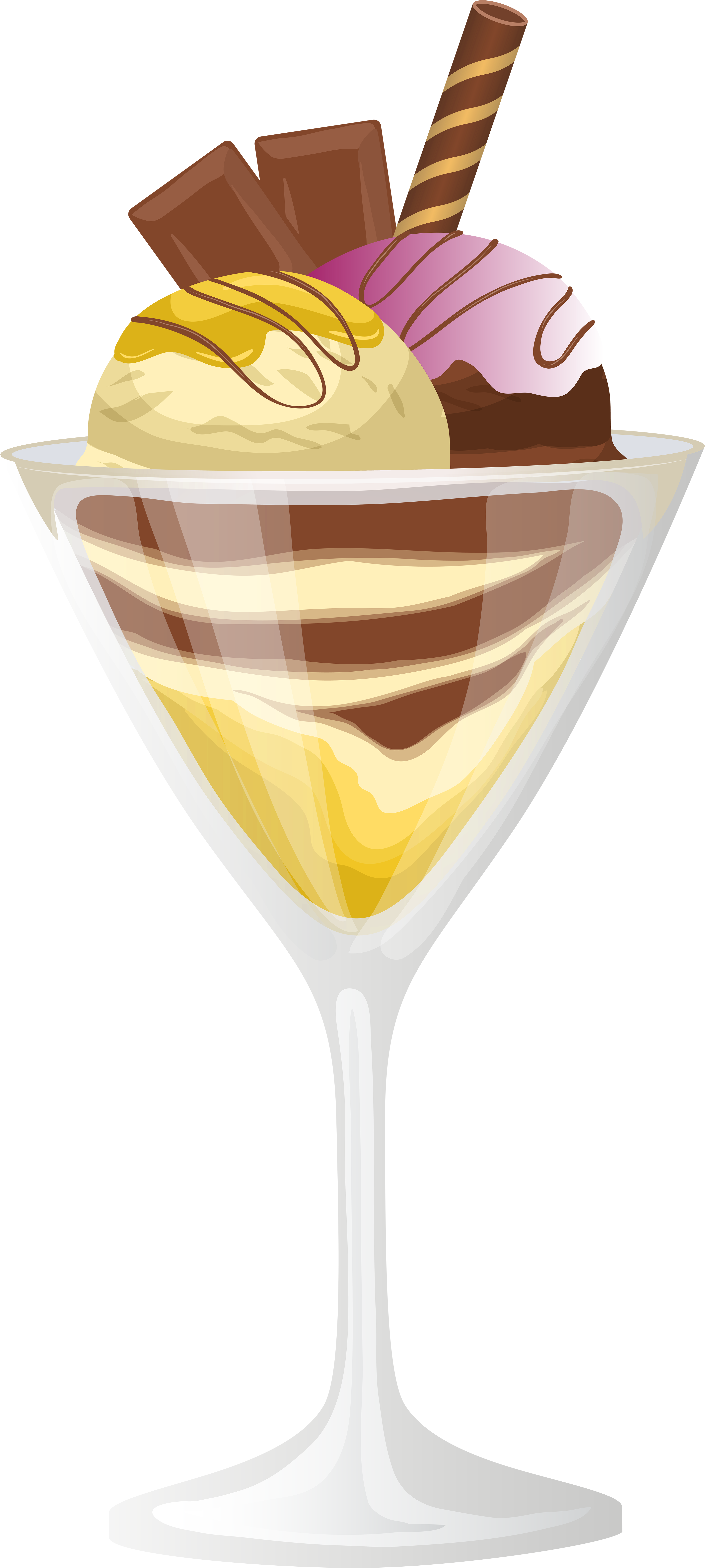 Ice Cream Sundae Png Clip Art - Ice Cream Sundae Png (3596x8000)