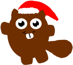Mysoti - Zazzle Weihnachtsbiber-shirt T-shirt (674x518)
