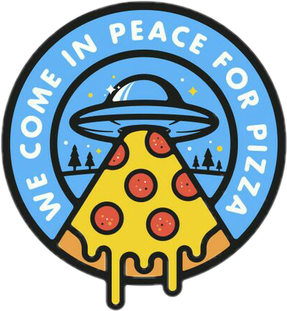 Pizza Logo Drawing (406x441)