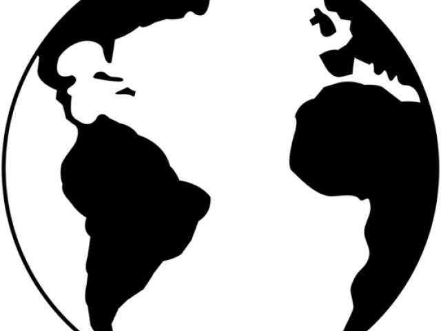 Earth Cliparts Black - Women's Voices For The Earth (640x480)