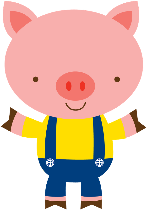 Três Porquinhos - Minus - 3 Porquinhos Clipart (900x900)