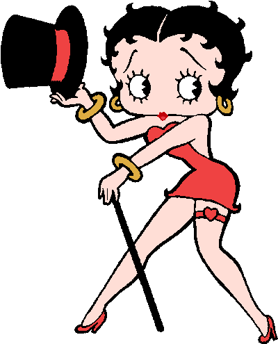 Clip Art Of Orchestra Conductors - Betty Boop Hat (404x503)