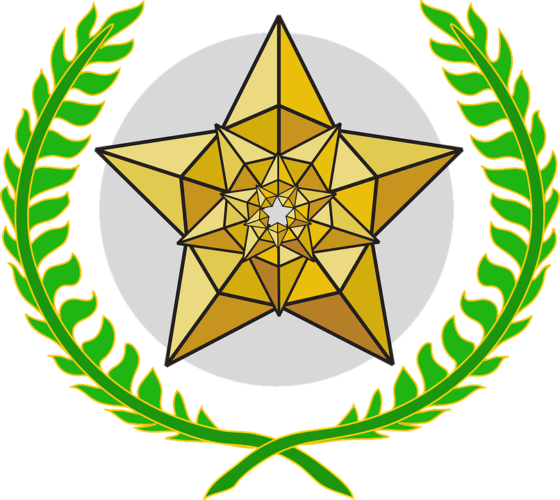 Laurel Wreath Cliparts 22, - Vòng Nguyệt Quế Động (806x720)