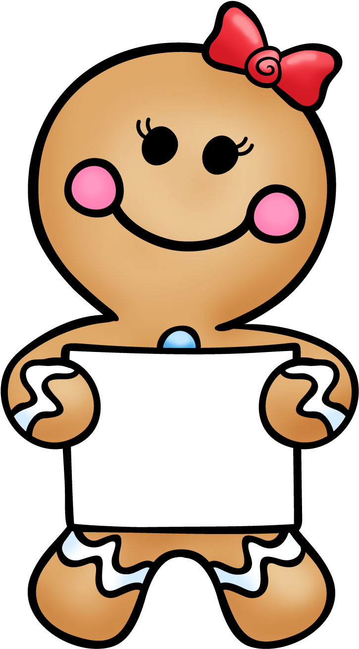 *✿**✿*pancarta*✿**✿* - Gingerbread Teacher Clipart (773x1340)