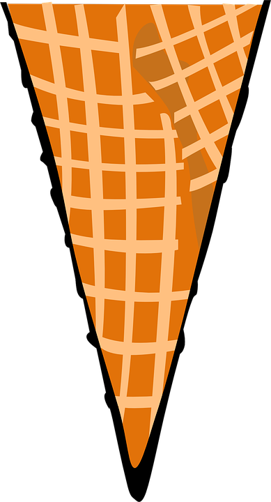 Sundae Clipart Waffle Cone - Ice Cream Cone Clip Art (500x924)