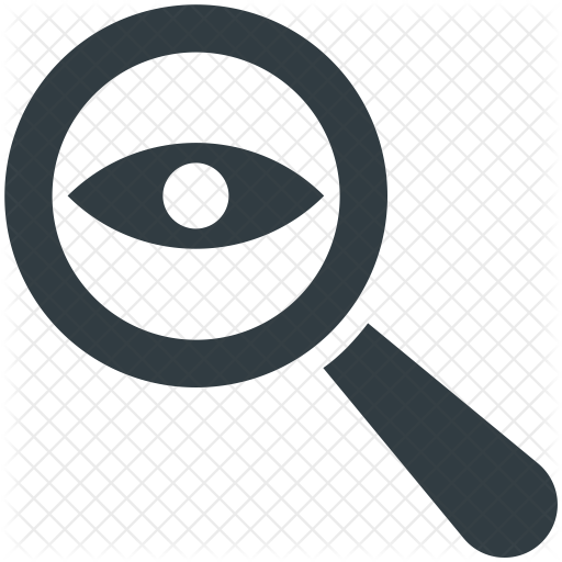 Eye Icon - Magnifying Glass (512x512)