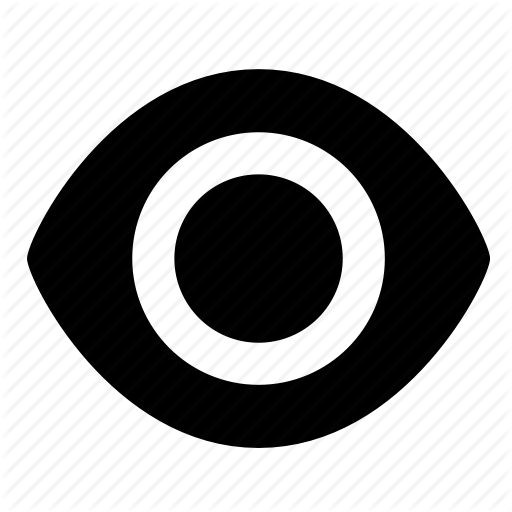 Eye Magnifying Glass Icon - Portrait Of A Man (512x512)
