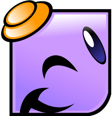 Smiley Émoticône Clipart Cartoon Profil Violet Content - Smiley (408x408)