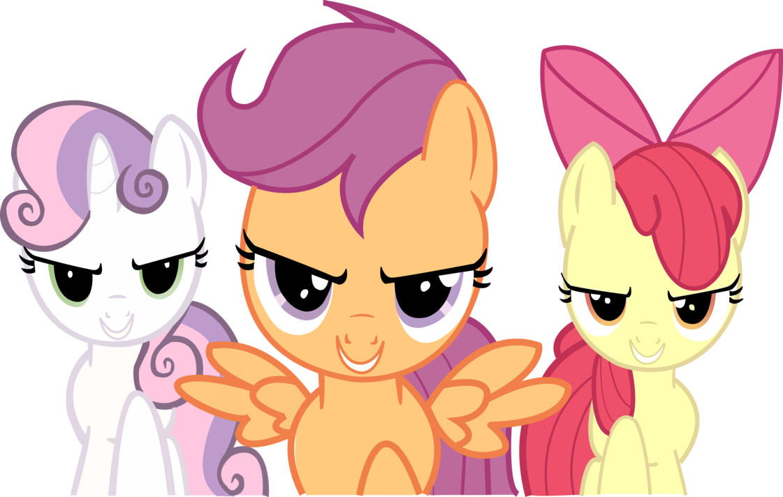 Cutie Mark Crusaders - Mlp Hearts As Strong As Horses (1121x712)