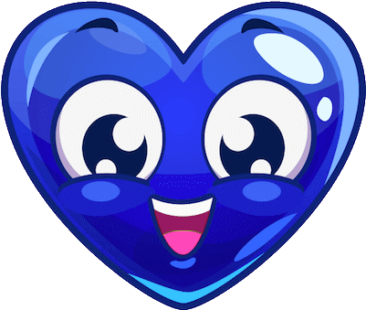 Smiley Émoticône Clipart Cartoon Cœur Bleu Heureux - Smiley (400x400)