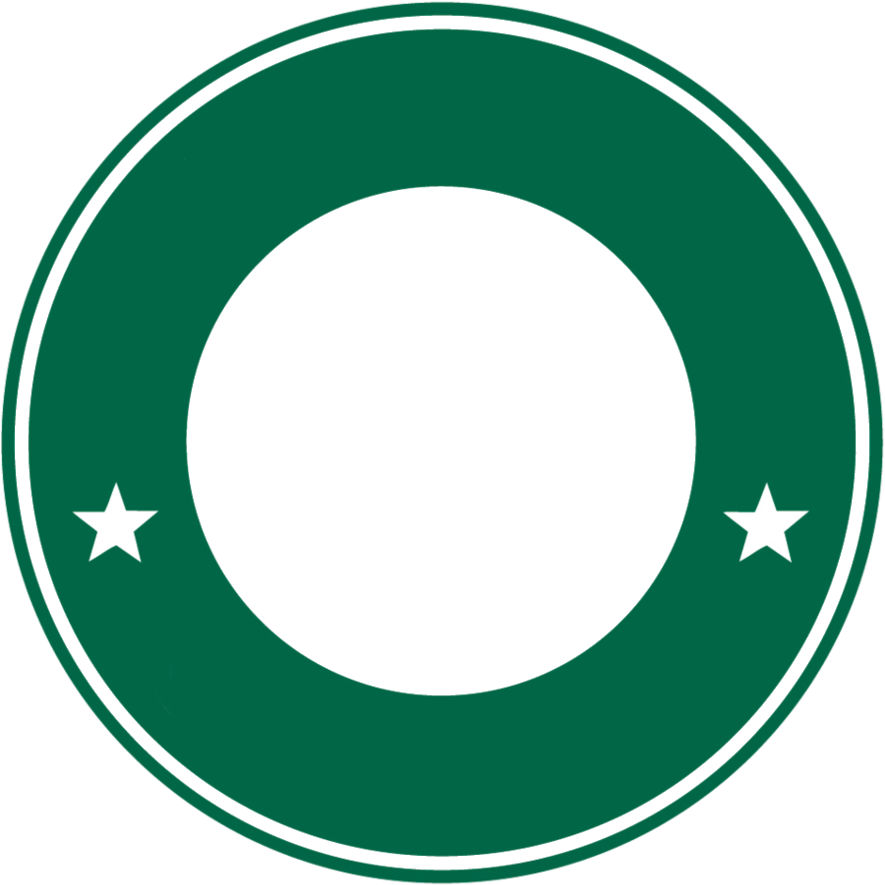 Faux Starbucks Logo - Blank Starbucks Logo Template (885x903)