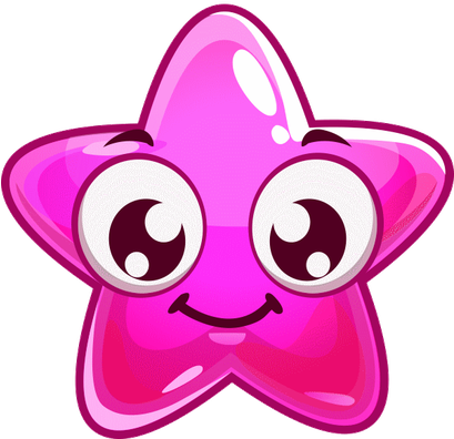Smiley Émoticône Clipart Cartoon Étoile Rose Content - Smiley (408x408)