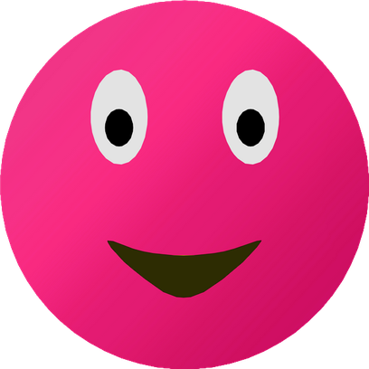 Smiley Émoticône Clipart Cartoon Visage Rose Heureux - Smiley (408x408)