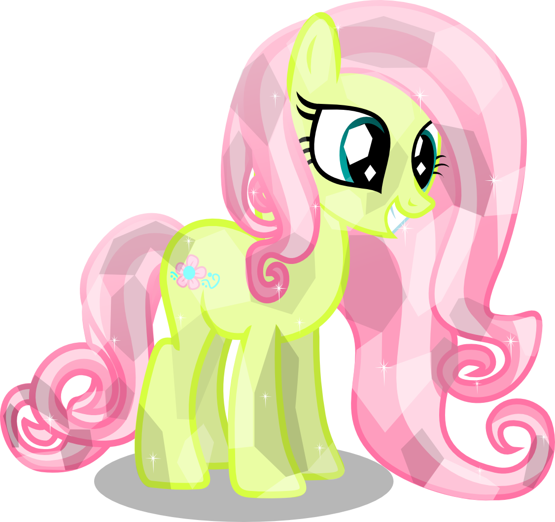 Crystal Flower Blossom By Vector-brony - My Little Pony Crystal Ponies (1126x1060)