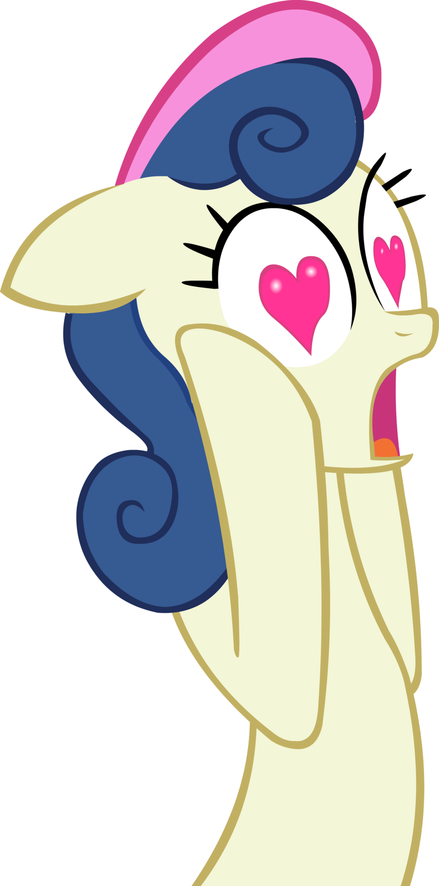 Bonbon Love Eyes By Chir-miru - My Little Pony Love Eyes (900x1815)