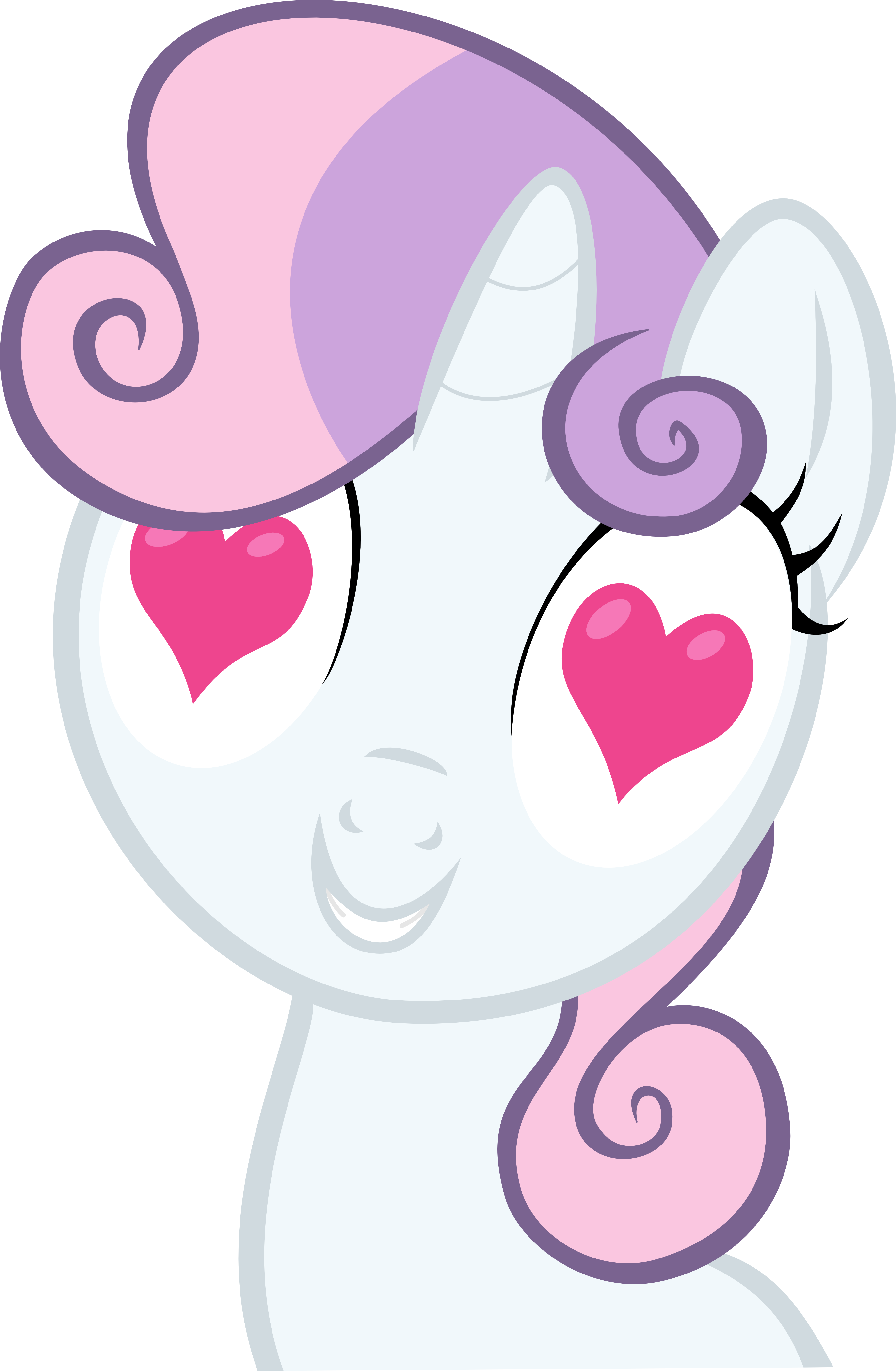 Drewklettke, Heart, Heart Eyes, I Really Like Her Mane, - Sweetie Belle Heart (3640x5569)