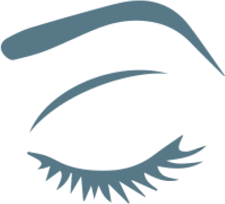 Eyebrow And Eyelash Care - Eyes With Lashes Svg (464x451)