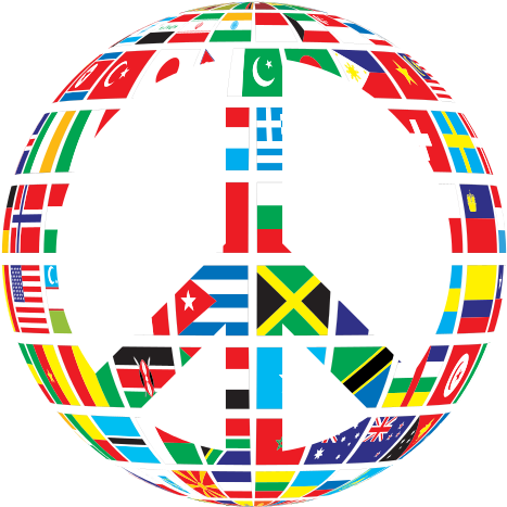 240 × 240 Pixels - Peace Symbol Clip Art (500x500)