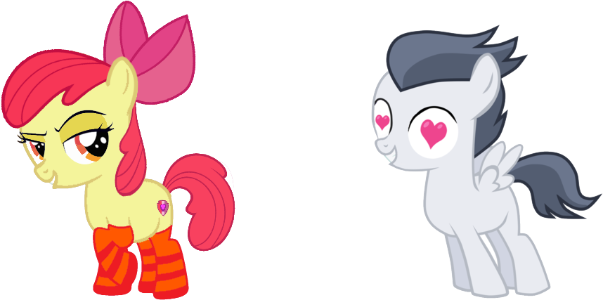 Cutie Mark, Edit, Female, Heart Eyes, Male, Rumble, - Cartoon (1024x444)